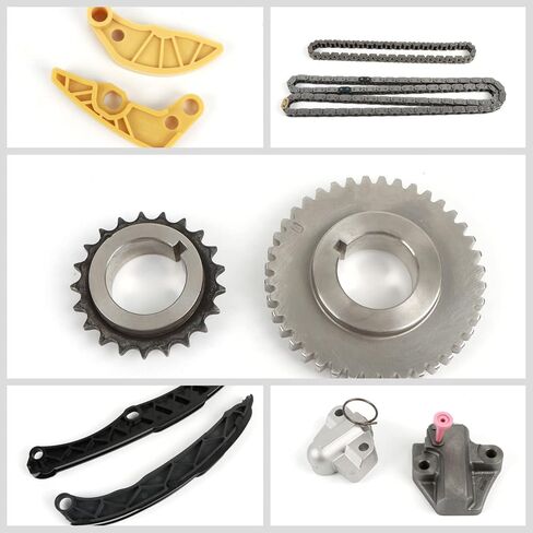 24350-2G750 24322-2G350 Engine Timing Chain Kit W/Camshaft VVT Gear Applied for Kia Optima 2014-2017, Sorento 2011-2018, Sportage 2011-2017 Engine 16 Valves Engine Aftermarket Parts in Saudi Arabia