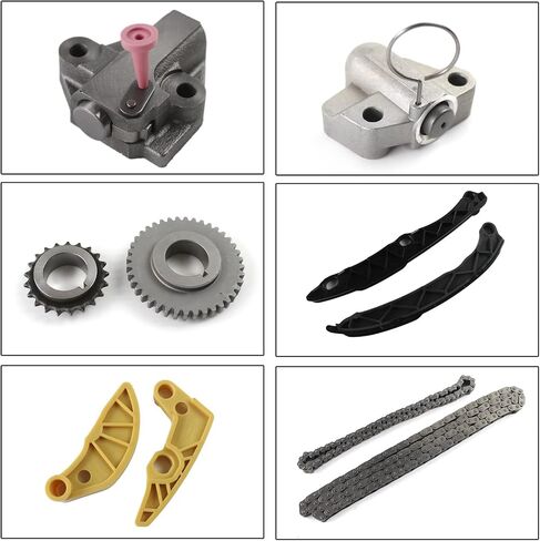 24350-2G750 24322-2G350 Engine Timing Chain Kit W/Camshaft VVT Gear Applied for Kia Optima 2014-2017, Sorento 2011-2018, Sportage 2011-2017 Engine 16 Valves Engine Aftermarket Parts in Saudi Arabia