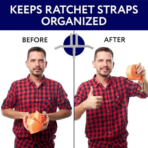 IMPRESA Ratchet Strap Winder for Drill - Steel Drill Strap Rollers for Flatbeds, Trucker Straps & Trailer Winch Straps - Fits Impact Drivers & Most Drill Accessories - for Up to 4 Inch Ratchet Straps in Kuwait