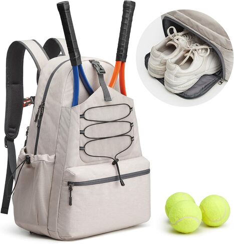 G4Free Tennis Bag, Tennis Backpack for Women Men, Large Pickleball Bag, Holds 4 Rackets with Shoe Compartment in Saudi Arabia
