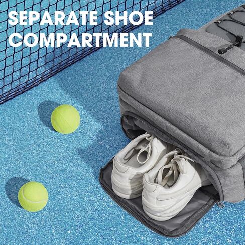 G4Free Tennis Bag, Tennis Backpack for Women Men, Large Pickleball Bag, Holds 4 Rackets with Shoe Compartment in Saudi Arabia