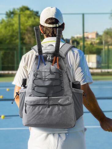 G4Free Tennis Bag, Tennis Backpack for Women Men, Large Pickleball Bag, Holds 4 Rackets with Shoe Compartment in Saudi Arabia