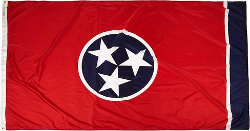Annin Flagmakers Tennessee State Flag USA-Made to Official State Design Specifications, 2 x 3 Feet (Model 145150) in Saudi Arabia