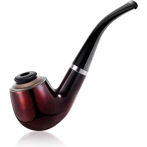 Detective Fake Pipe Costume Accessory Pipe Prop Toys for Halloween Stage Performance Dress Up