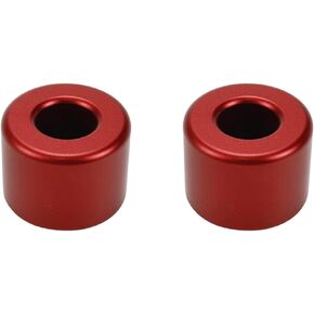 LC LICTOP Aluminum Pen Holder Sleek Mini Aluminum Pen Holder Single Pen Holder for Office Desk (Matte Red) 2pcs