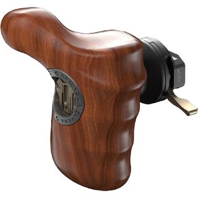 Tilta Advanced Side Wooden Handle | Black Walnut Wood & Aluminum Alloy Build | Quick Release Button TA-AWH9-R-B (IX - DJ Ronin 4D - Right)
