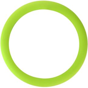 SEGADEN Leather Texture Soft Silicone Car Steering Wheel Cover Universal Anti-Slip Design Protective Case SWT1200 Light Green