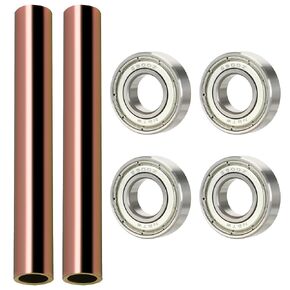 YOXUFA Mini Bike Steering Bearing Kit for Coleman CT200U BT200X CT200U-EX CT100U CC100X RT200 RT100 Predator 212cc 196cc 200cc 98cc 100cc 5.5hp 2.5 3.0hp Engine Parts 6900z 4 Packs