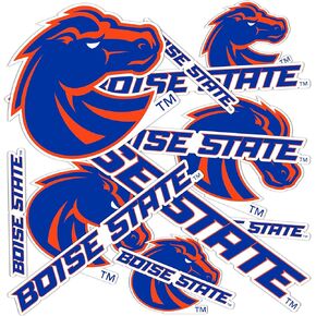 Desert Cactus Boise State University Broncos Stickers Vinyl Decals Laptop Water Bottle Car Scrapbook T1 (Type 1-1)
