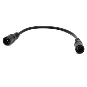 5.5mm x 2.1mm Female to Female Round Jack DC Power Extension Cable Adapter Connector Cord, 12V/24V 3A Cable for 5050 3528 LED Strip CCTV Security Camera(0.2m/0.66ft)
