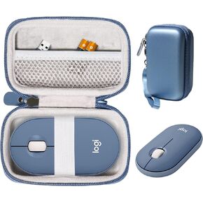 CaseSack Mouse Case for Logitech Pebble, Pebble M350, M355, i345 Wireless Bluetooth Mouse (Black)