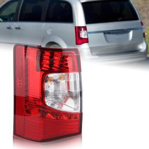 LED Tail Light Rear Lamp Assembly Compatible with 2011-2016 Chrysler Town & Country Driver & Passenger Side 5182531AD 5182530AD CH2800198 CH2801198