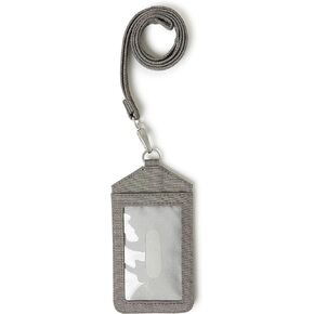 Baggallini Unisex Adult Luggage Only Id Lanyard Travel Accessory- Neck Stash, Midnight Blossom