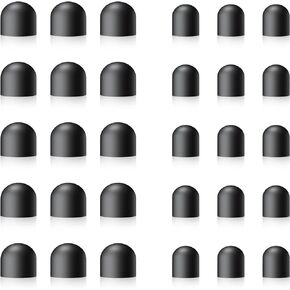 Rubber Tips for Stylus Pens (15 Pair, 0.2'' & 0.28'') Replacement nibs for Touch Screen Pen,Soft,No Scratches,Universal Stylus Ends