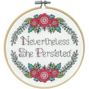 Design Works Crafts Janlynn Counted Cross Stitch Kit, Persist