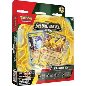 Pokémon TCG: Zapdos ex Deluxe Battle Deck (Ready-to-Play 60-Card Deck & Accessories)
