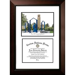 Campus Images MI979LV Ferris State University Legacy Scholar Diploma Frame, 8.5" x 11"