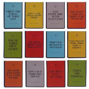 Magnetic Bookmarks -Optimistic Positive Quote Bookmarks Gifts- Set of 12 Inspirational Bookmarks for All Ages, Men, Women, Teens Girls Students. Perfect Gifts for Friends & Coworkers