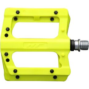 HT Components PA12A Pedals - Platform Aluminum 9/16 Neon Yellow