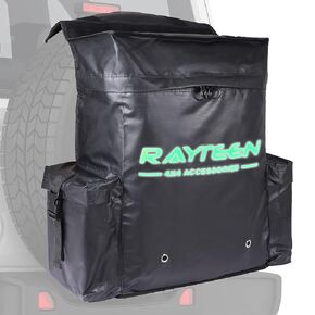 Sturdy PVC Made 23Gallons/88L Spare Tire Trash Bag for Camping Spare Tire Storage Bag Waterproof Spare Tire Bag Spare Tire Gear Bag Trasharoo for Camping Offroad, Snow Rain Sand Friendly