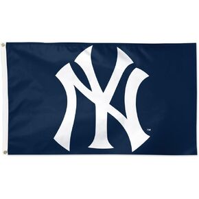 New York Yankees 3x5 Flag, Vibrant Material, Quad-Stitched Ends, Brass Grommets, Made by Wincraft