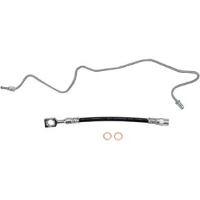 TRQ Rear Right Outer Brake Hose Compatible with 2000-2006 Audi 1998-2010 Volkswagen