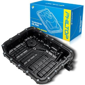 PHILTOP 265-856 Transmission Oil Pan with Drain Plug, Gasket, Fits Hyundai, Accent, Elantra, Tucson, Kia Forte, Forte5, Sorento, Soul