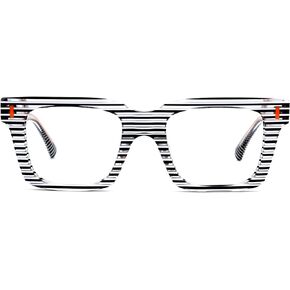 Zeelool Blue Blocking Glasses for Women Chic Fashion Rectangle Eyeglasses Frames Full Eyewear Glasses Anti UV