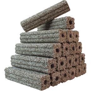 PINVNBY 20 Pcs 6.2-Inch Large Aquarium Filter Media Fish Tank Ceramic Media for Sump Canister Filter,Bakki Showers Filter,Trickle Filter,Aquaculture and Koi Ponds