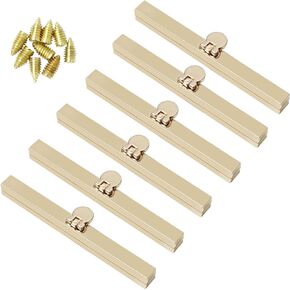 6Pcs Bag Clasps Purse, 7.48Inch Clasp Frame Metal Purse Frame Kiss Clasp Lock, Bag Supplies for Purse Making,Bag Making