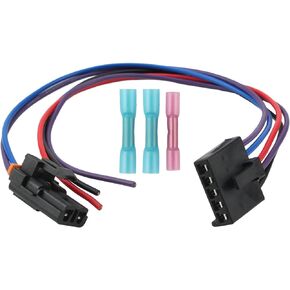 3 Pins Blower Motor Resistor Connector 89018778 Fit for Chevy for GMC Silverado, Tahoe, Suburban, Sierra, Yukon XL - AC Replace #15-81773 89019351 19260762 52495874