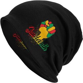Happy Juneteenth Day Freedom 1865 Beanie Hat for Men Women Knit Warm Casual Hats Classic Winter Cap