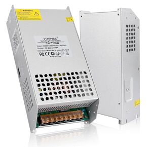 New Version DC 24V 50A 1200W Power Supply, 110V AC to 24V DC Converter Switching Power Supply Transformer Adapter SMPS AC to DC Converter Switch Power Supply Max 50A 1200W