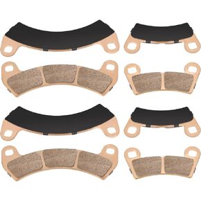 Front & Rear Sintered Brake Pads for Polaris General-XP-4-1000 2020 2021 2022 2023, OEM# 2206231 2203318 2208936