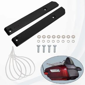 Passenger Seat Adjustable 1"-3" Trunk Relocator Kit Mount Extend Plate Compatible with for Touring Road King Electra Street Road Glide Trikes Tri Glide Tour Pak Pack 2009-2013