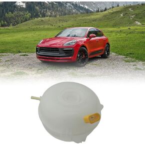 95B121407 Engine Coolant Overflow Recovery Reservoir Tank TRQ Coolant Expansion Tank w Sensor for 2015 2016 2017 2018 2019 Porsche Macan