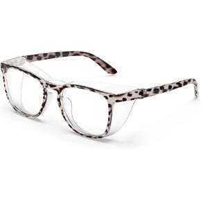 MORK&SUKY Safety Glasses, Stylish Goggles With No Fog Lense, Alternatives To Regular Protective Eyewear For Lab and Nursing.