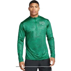 Nike Dri-FIT Element Men's 1/4-Zip Running Top, GREEN/BLACK, M REGULAR US