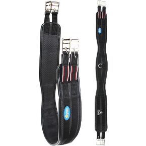 Horse English Riding Neoprene Girth Cinch Neoprene Non-Slip Tack Black 9766