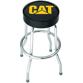 Plasticolor 004776R01 Caterpillar CAT Logo Garage Stool , Black