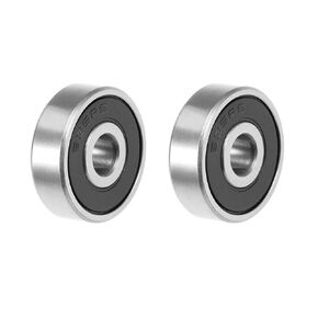 uxcell Deep Groove Ball Bearing 10mm x 22mm x 6mm Double Sealed ABEC3 Bearings 2pcs