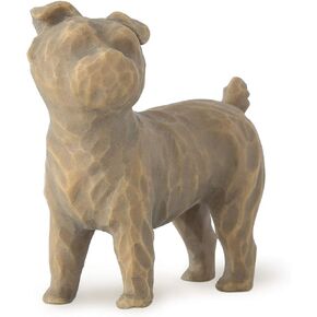 Willow Tree Love My Dog (Small, Standing), Sculpted Hand-Painted Figure
