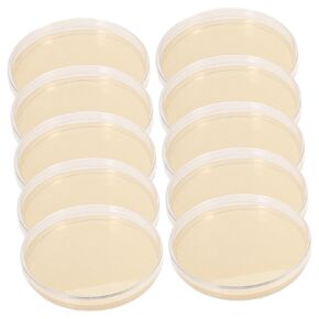 Agar Plates 10pcs Nutrient Agar Plate Stuffies for Plastic Plants Petri Dishes Borosilicate Glass Petri Dishes Laboratory Agar Plates Nutrient Agar Plates Round Colombia