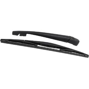 Motoforti Windshield Wiper Blade Arm Set, 14 inch Rear Window Wiper Kit, for Infiniti QX70 2014-2017, Rubber, Black