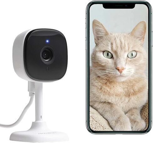 WiFi Camera for Home Security, 2 Pack Indoor Camera for Baby/Elder Monitor, 2-Way Audio,Motion Detection,Privacy Mode,Night Vision,Micro SD Card/Cloud Storage,Google Assistant/Alexa Compatible in Saudi Arabia