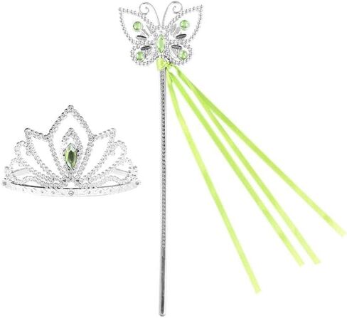 Queen or Princess Crown and Wand for Girl Christmas Costume Present Accessories of Jewelry Set Gift for Christmas Cosplay in Saudi Arabia