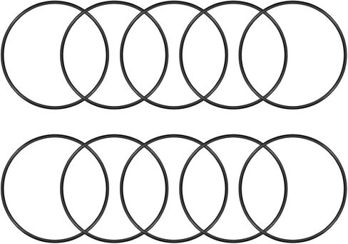 uxcell Nitrile Rubber O-Rings 105mm OD 98mm ID 3.5mm Width, Metric Sealing Gasket, Pack of 10 in Saudi Arabia