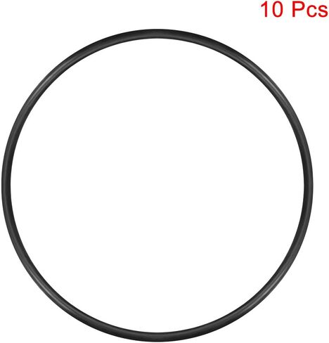 uxcell Nitrile Rubber O-Rings 105mm OD 98mm ID 3.5mm Width, Metric Sealing Gasket, Pack of 10 in Saudi Arabia