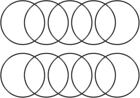 uxcell Nitrile Rubber O-Rings 105mm OD 98mm ID 3.5mm Width, Metric Sealing Gasket, Pack of 10 in Saudi Arabia