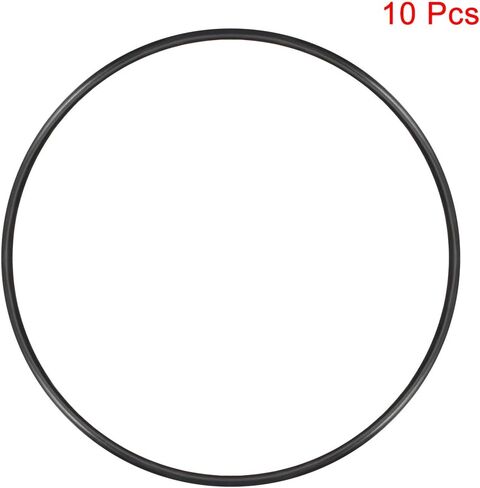 uxcell Nitrile Rubber O-Rings 105mm OD 98mm ID 3.5mm Width, Metric Sealing Gasket, Pack of 10 in Saudi Arabia